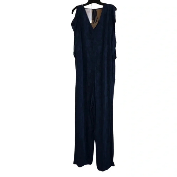 Ariat Blue Jumpsuit Sleevless VNeck Top Size Large - Picture 14 of 16